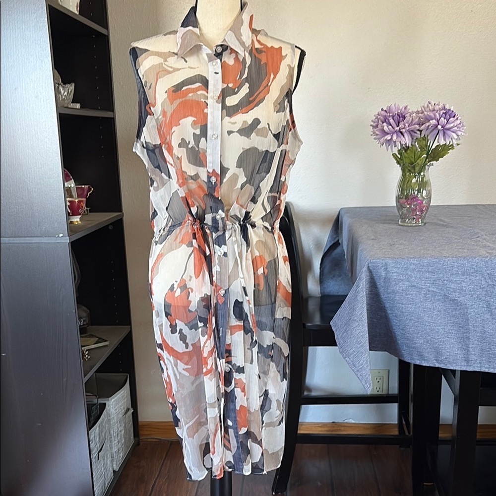 G by Guiliana Women’s Sz XL Sleeveless Cover All